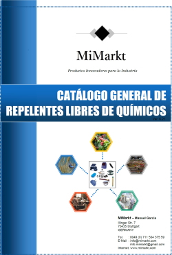 Catálogo de Repelentes Libres de Químicos